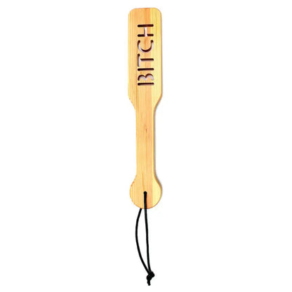 Wooden Bitch Paddle for Enhanced Pleasure and Impact