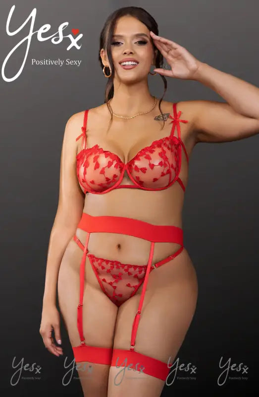 YesX YX845Q Red Bra Set for Timeless Elegance and Modern Desire