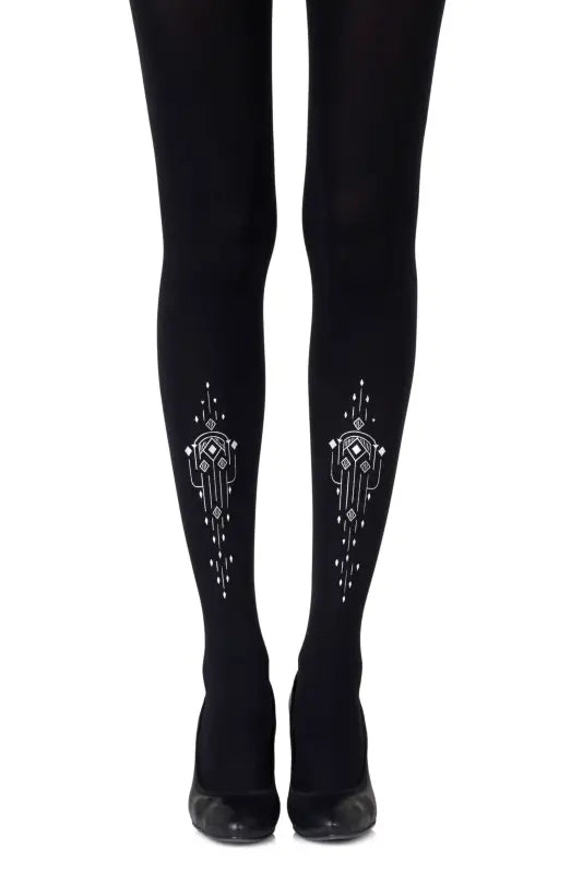 Zohara Great Gatsby Tights with Elegant Art Deco Design