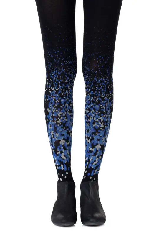 Zohara Paint It Black Tights for Timeless Elegance Inspired by Mick Jagger